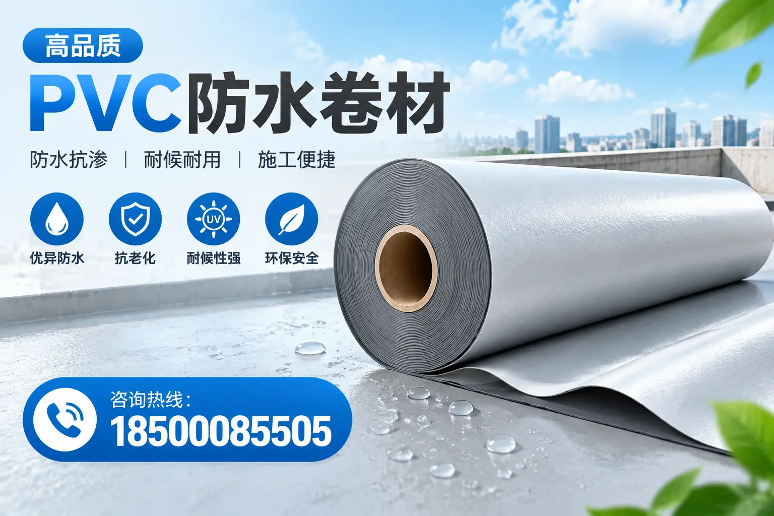 什么是pvc防水卷材?南充消费者需了解的基础知识